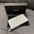 Chanel 2.55 Reissue Long Zipped Wallet · Denim · Complete Set — photo 1
