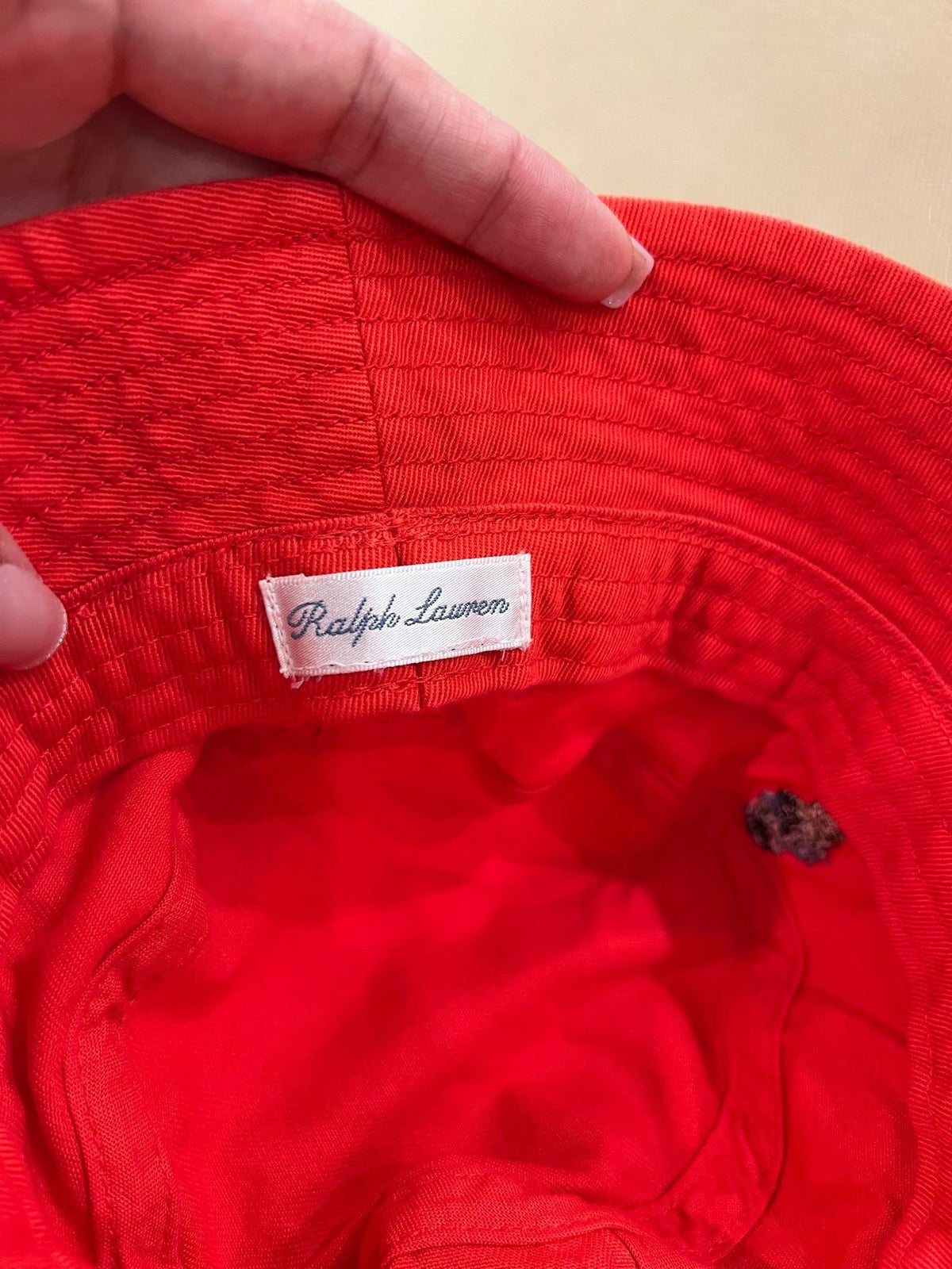 Polo Ralph Lauren Bear Bucket Hat · 6–9M — photo 3