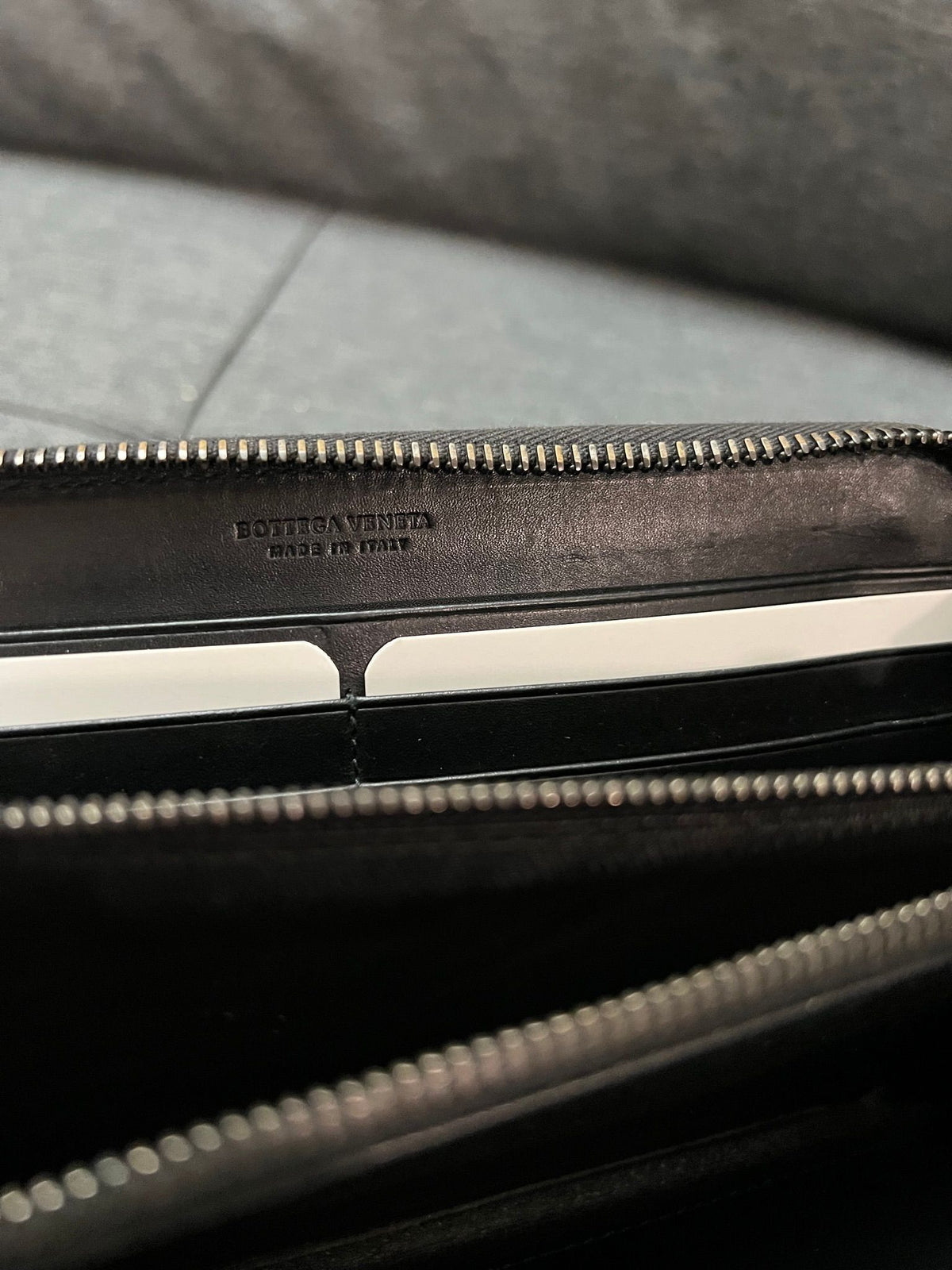 Bottega Veneta Zip-Around Wallet · Black — photo 8