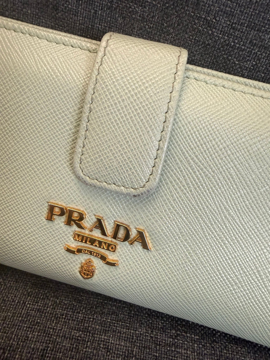Prada Leather Wallet · Green — photo 8