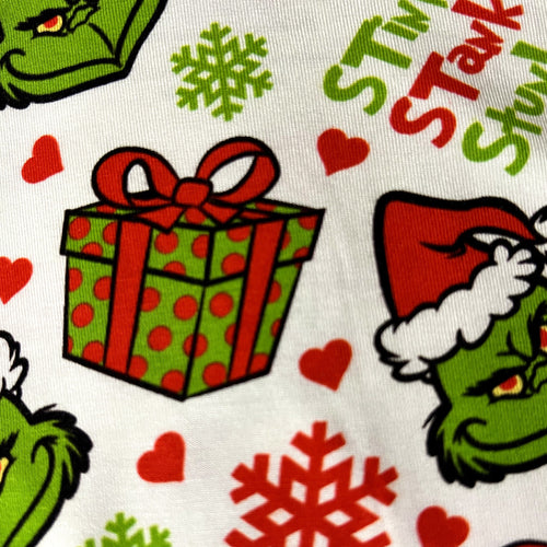 Bamboo Pajama Set · Grinch · 2–3T