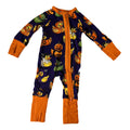 Bamboo Zippy Romper · Halloween Ducks · 0–3M