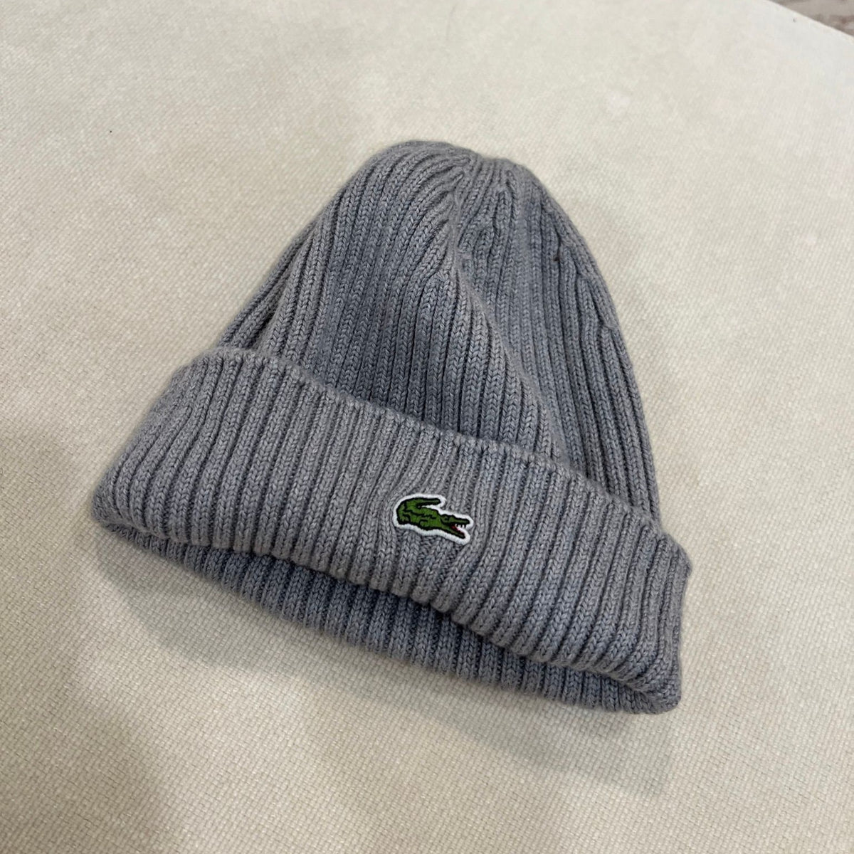 Lacoste Beanie · Gray · 6–9M — photo 1
