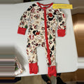 Bamboo Zippy Romper · Christmas Mickey · 3–6M