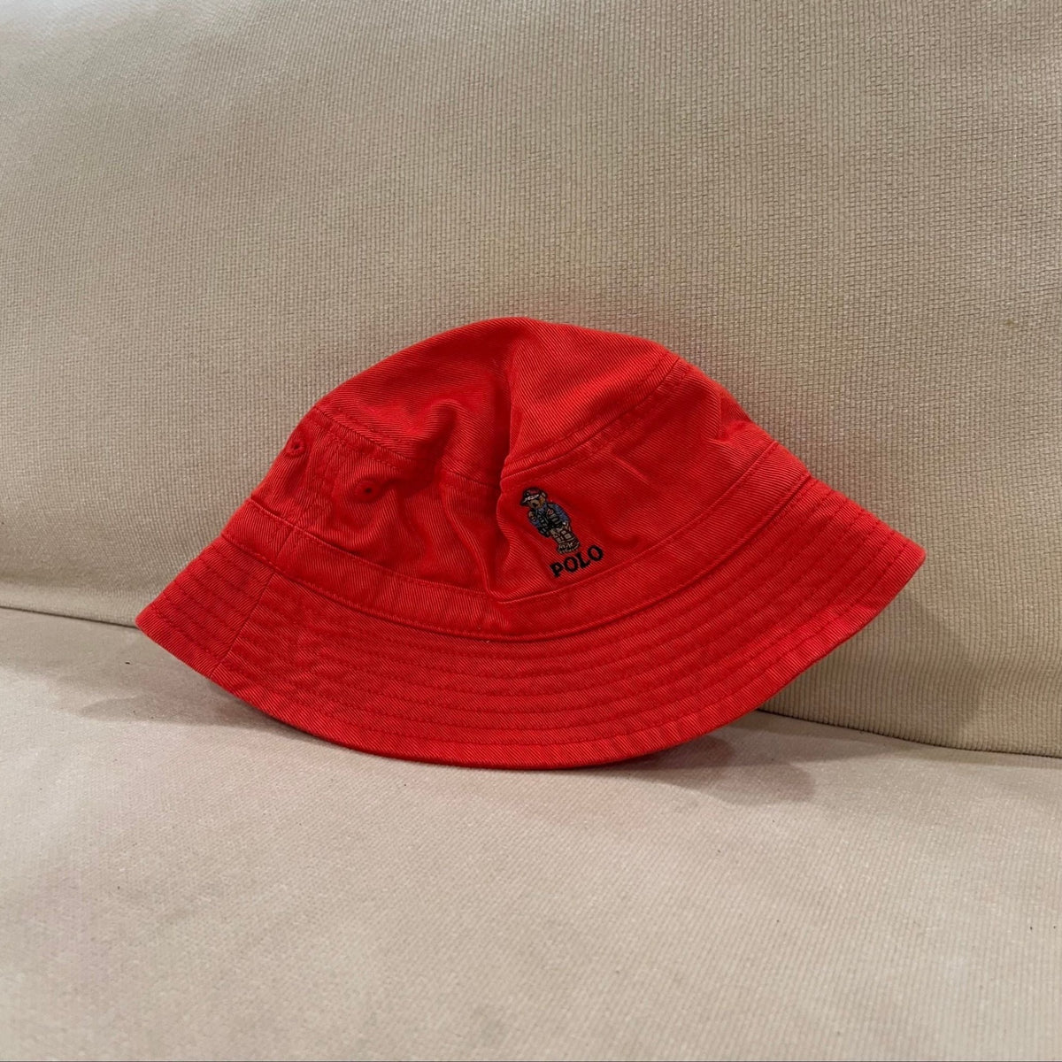Polo Ralph Lauren Bear Bucket Hat · 6–9M — photo 1