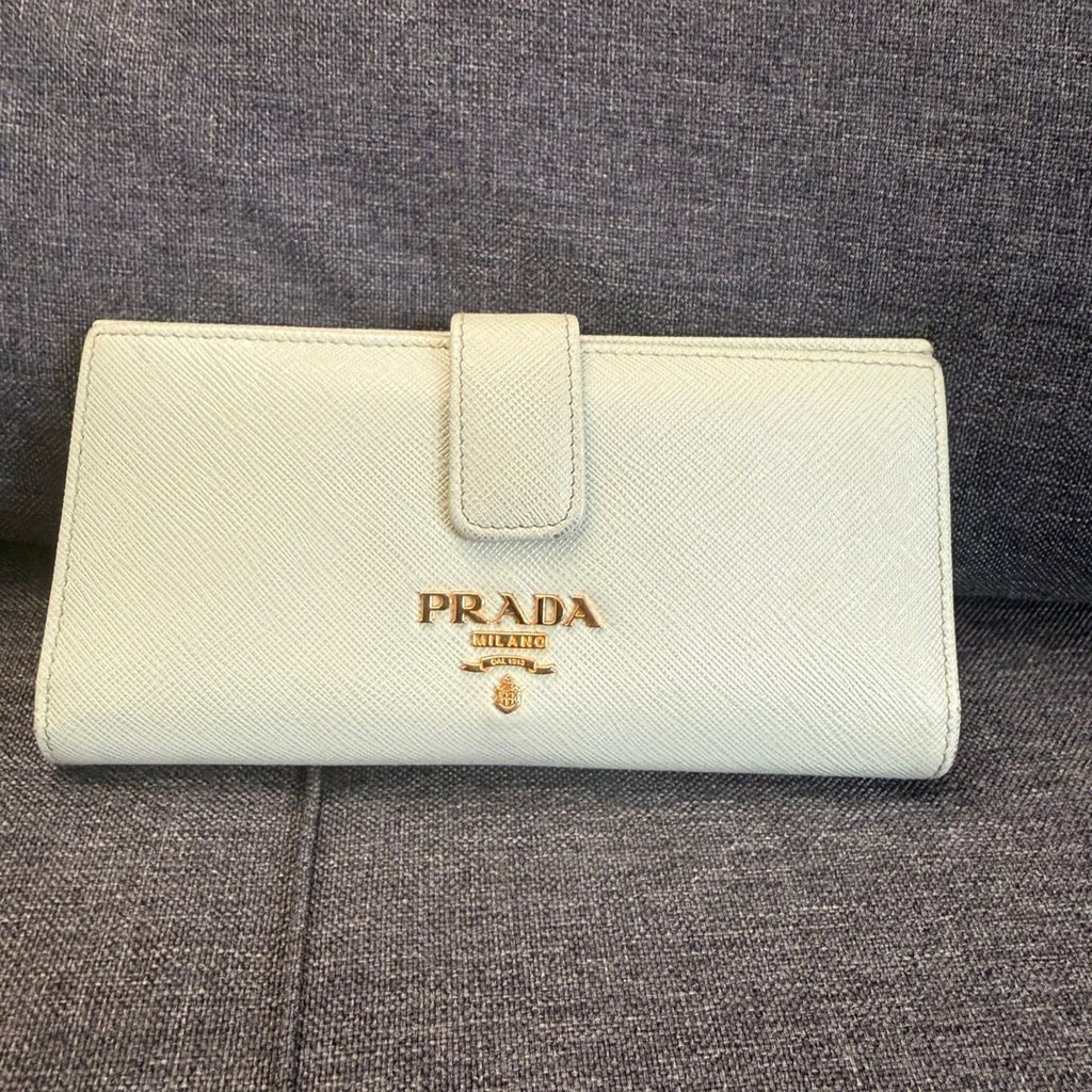 Prada Leather Wallet · Green — photo 1